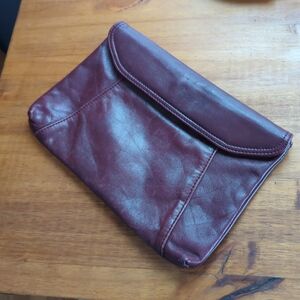 Vintage Antonia Genuine Soft Leather Hand Bag Maroon